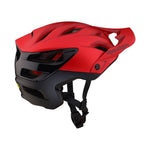 Troy Lee Designs A3 MIPS mountain bike helmet in red and black colorway
