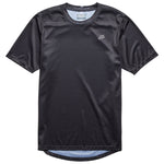 Troy Lee Designs Flowline Short Sleeve Jersey in solid black colorway