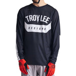 Troy Lee Designs Skyline Air Long Sleeve Jersey in Aircore Black colorway