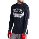 Troy Lee Designs Skyline Air Long Sleeve Jersey in Aircore Black colorway