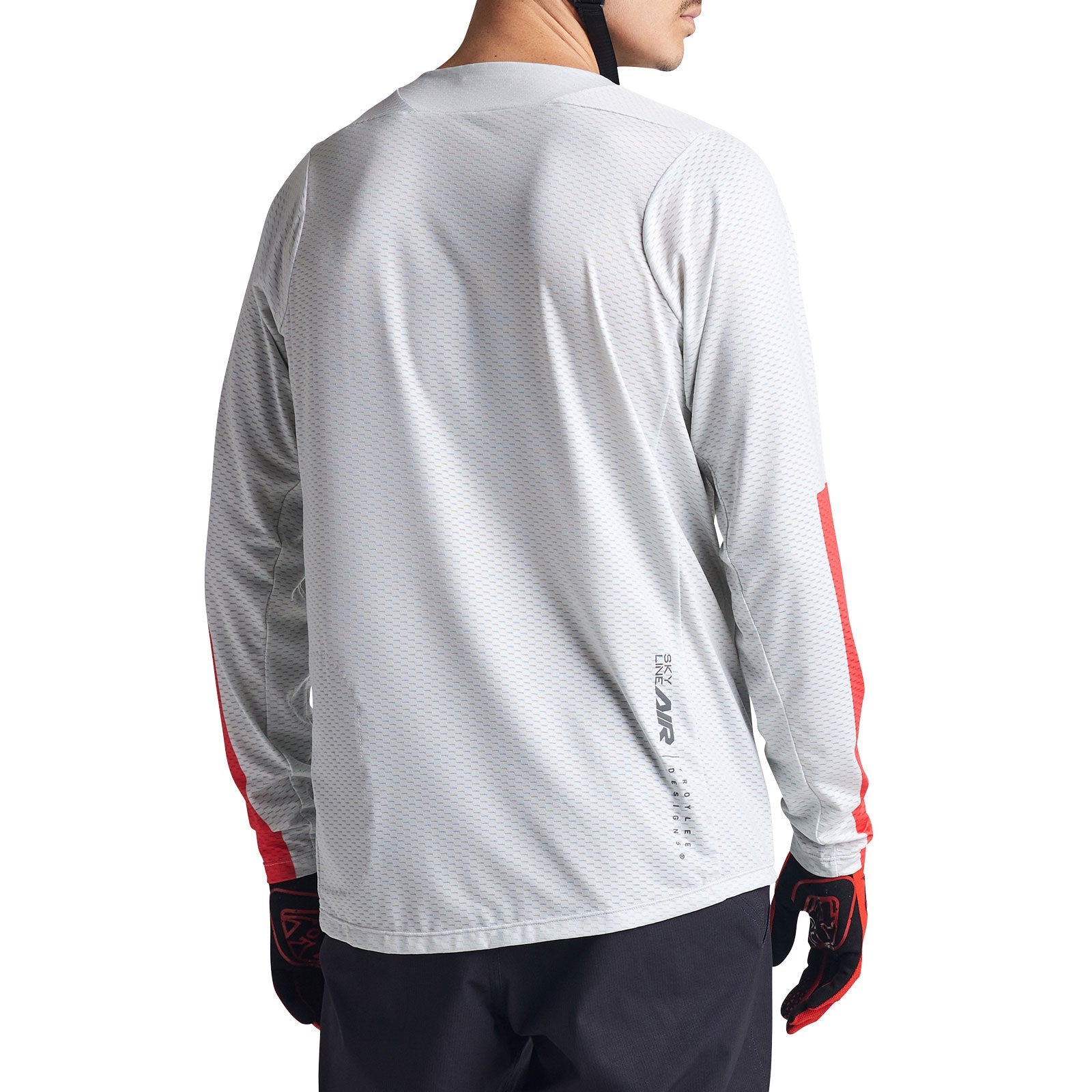 Troy Lee Designs Skyline Air LS Jersey in Aircore Cement colorway back view