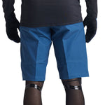 Troy Lee Designs Skyline mountain bike shorts in indigo blue worn by model