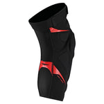 Troy Lee Designs RAID knee pad in black with red accents