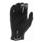 Troy Lee Designs SE Ultra glove in black showing palm view with perforated leather