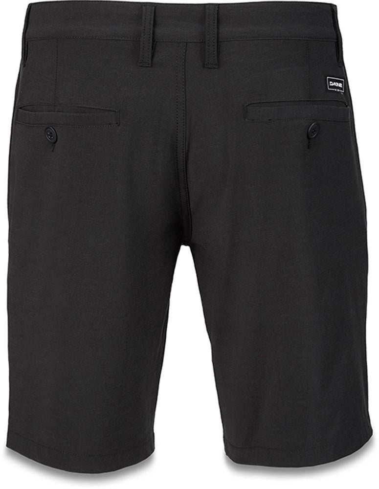 Black Dakine Tofino hybrid shorts back view showing pockets and waistband