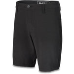 Black Dakine Tofino 20 inch hybrid shorts for men on white background