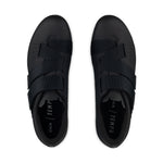 Fizik Tempo R5 PowerStrap cycling shoes in black with velcro straps, top view