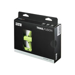 Look Trail Fusion platform pedals in lime green color in retail packaging box