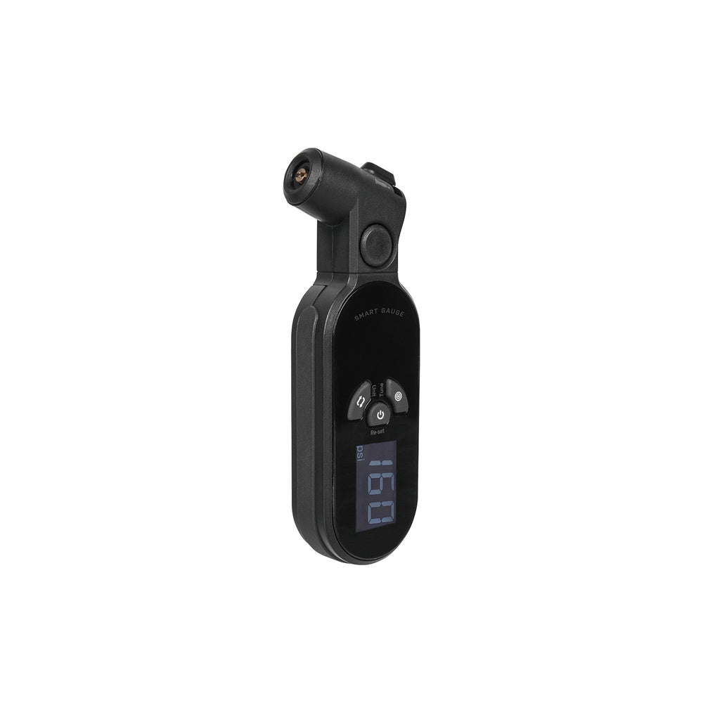 Topeak SmartGauge D2X black digital tire pressure gauge with LCD display