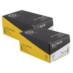 Two Sunlite 26x1.90-2.35 ISO 559 48mm Presta valve bicycle inner tubes in black and yellow boxes