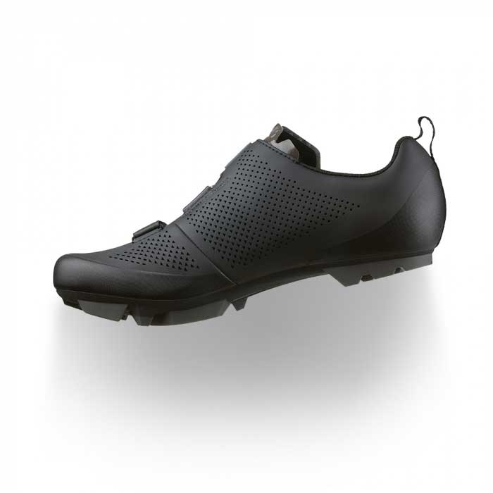 Fizik X5 Terra black MTB cycling shoe with perforated upper and cleated sole