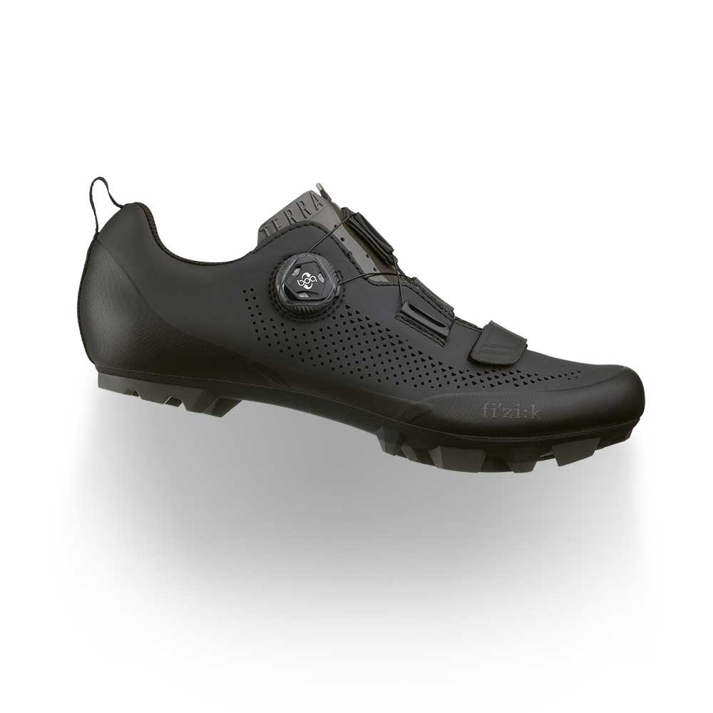Fizik X5 Terra black MTB cycling shoe with BOA dial closure system