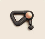 Therabody Theragun Sense percussion massage device in black with rose gold accents