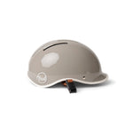 Thousand Heritage 2.0 bike helmet in dove grey with white trim and orange strap