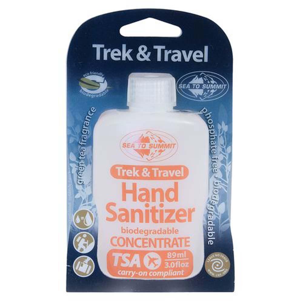 Sea to Summit Trek & Travel Hand Sanitizer 89ml bottle in retail packaging