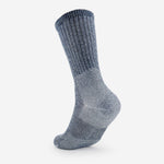 Thorlos dark blue crew hiking sock with cushioned heel and toe