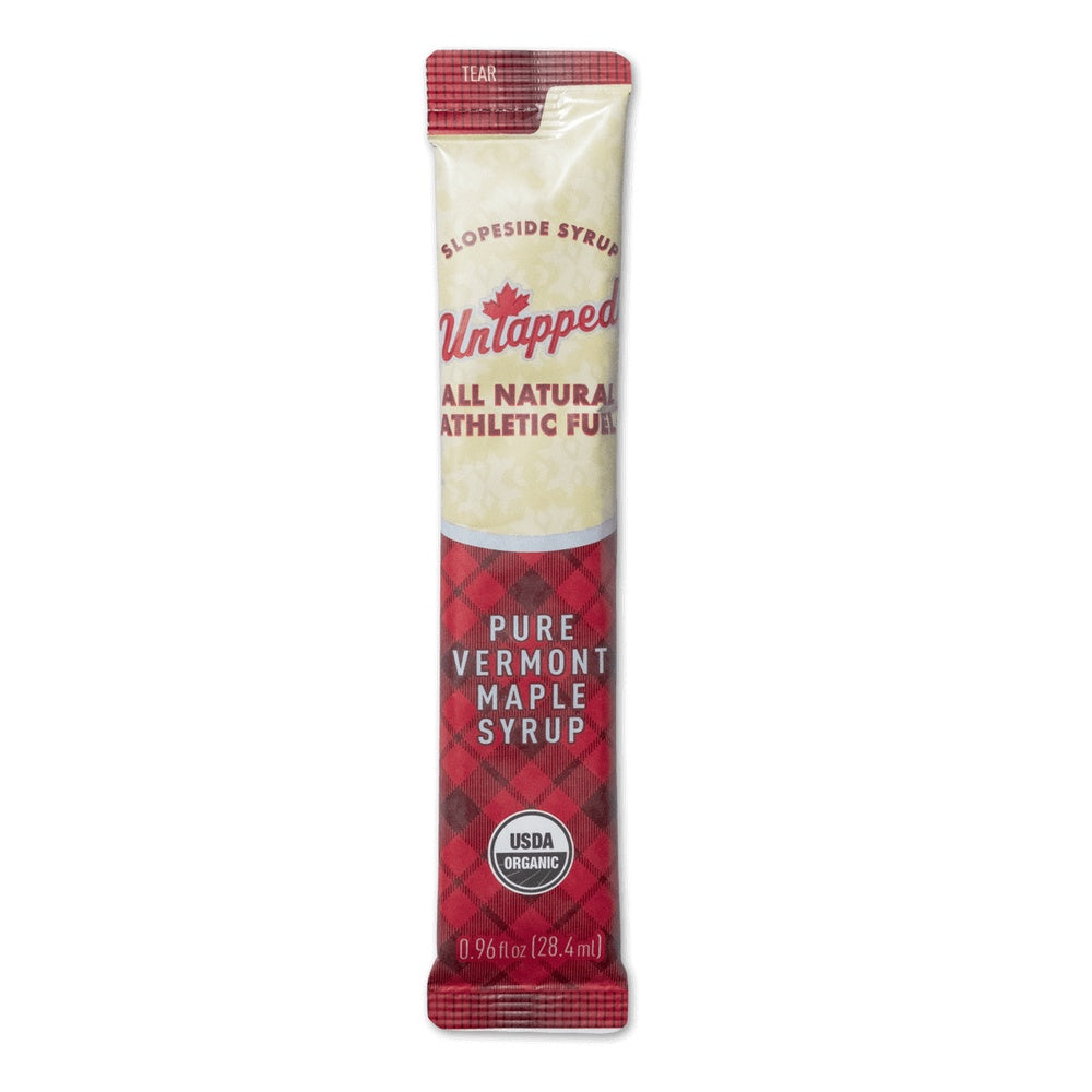 UnTapped Pure Vermont Maple Syrup single-serve gel pack, USDA Organic, 0.96 fl oz
