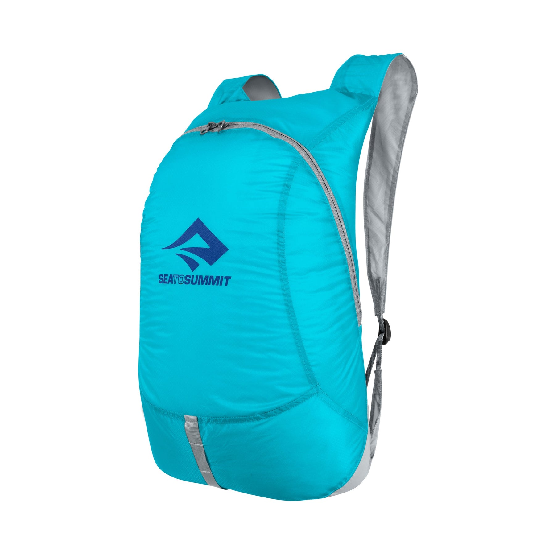Sea to Summit Ultra-Sil Day Pack in turquoise blue with gray trim