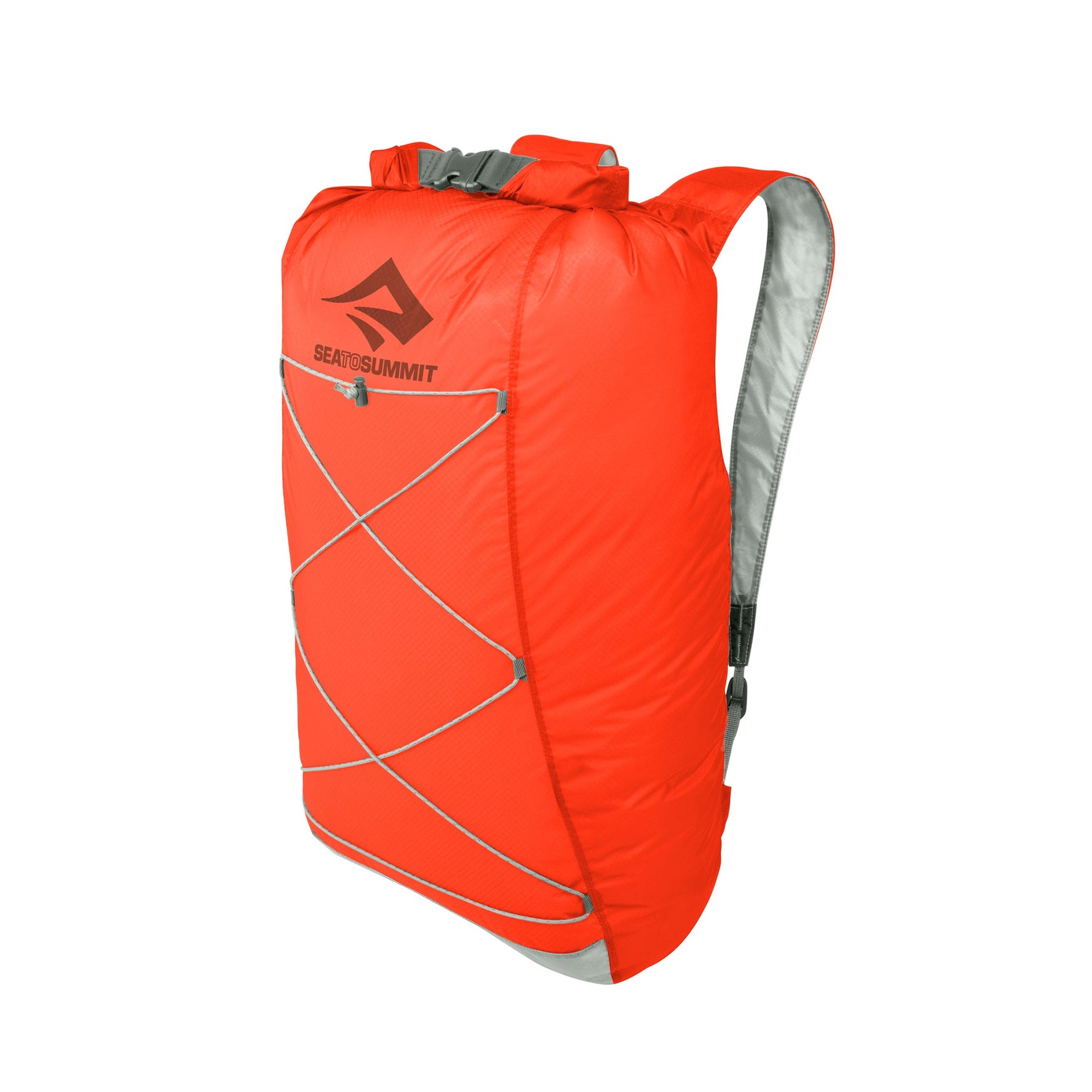 Sea To Summit Ultra-Sil Day Pack in bright orange with reflective cord details