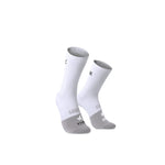 Gobik Lightweight 2.0 Unisex cycling socks in white with grey toe and heel sections