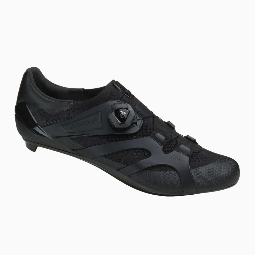 DMT KR2 road cycling shoes in black with BOA dial closure system