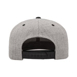 VZLA Flat Bill Snapback Hat - Heather Black 2.0