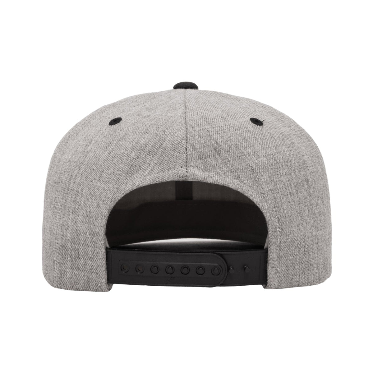 VZLA Flat Bill Snapback Hat - Heather Black 2.0