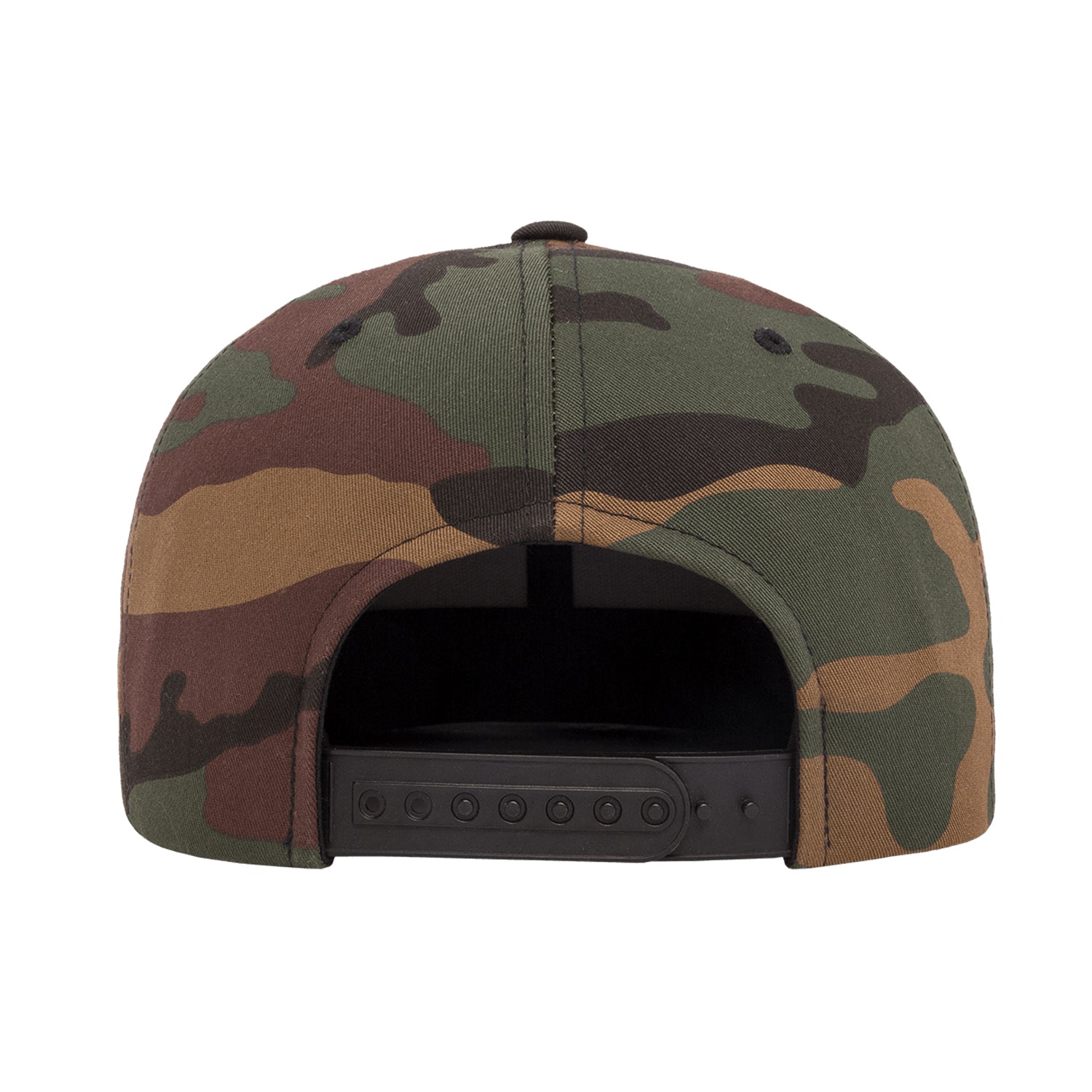VZLA Flat Bill Snapback Hat - Camo/Black 2.0