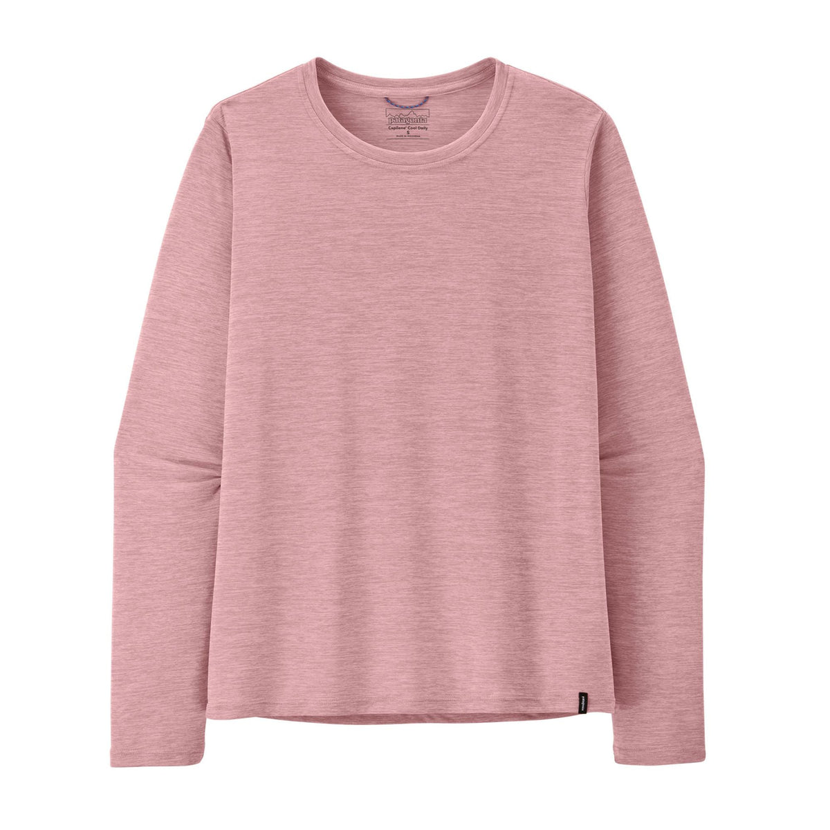 Patagonia Women's Long-Sleeved Capilene Cool Daily Shirt in Fuzzy Mauve pink