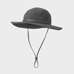 Patagonia Quandary Brimmer hat in forge grey with chin strap