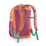 Patagonia Refugio Day Pack 26L backpack in orange and faded magenta colorblock design
