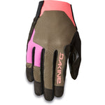 Dakine Women's Covert Glove in Sage Moth colorway with pink accents and black trim