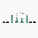 Muc-Off tubeless tire puncture repair plugs with tools and black rubber seals