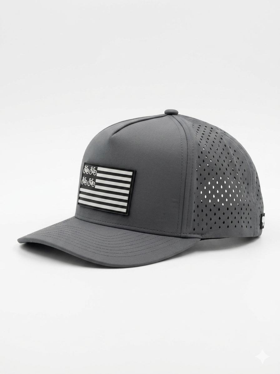 qpeed Hat Black Flag