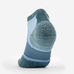 Thorlos Experia Energy ankle sock in steel blue with cushioned heel pad