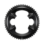 Shimano 105 FC-R7100 52T chainring in black with four-arm spider design