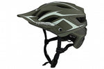 Troy Lee Designs A3 MIPS MTB Helmet in olive green with white graphics