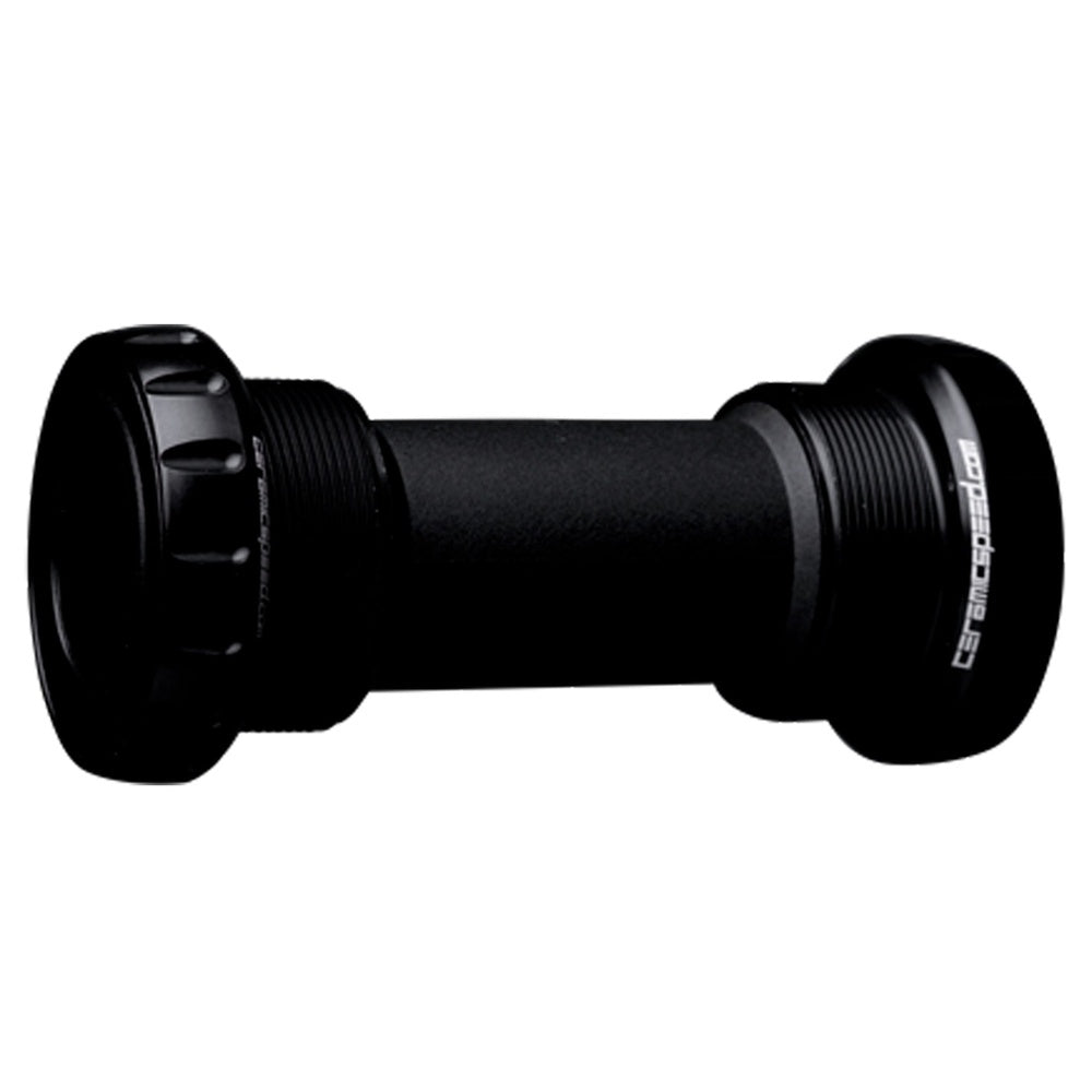 CeramicSpeed BSA road bottom bracket in black with threaded cups
