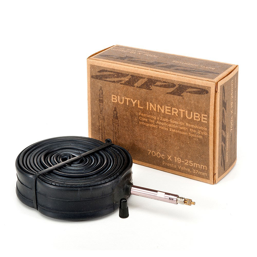 Zipp Butyl Inner Tube 700c x 19-25mm with Presta valve and packaging box