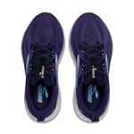 Brooks Glycerin 22 women's running shoes in Blue Ribbon/Peacoat colorway with coral pink accents