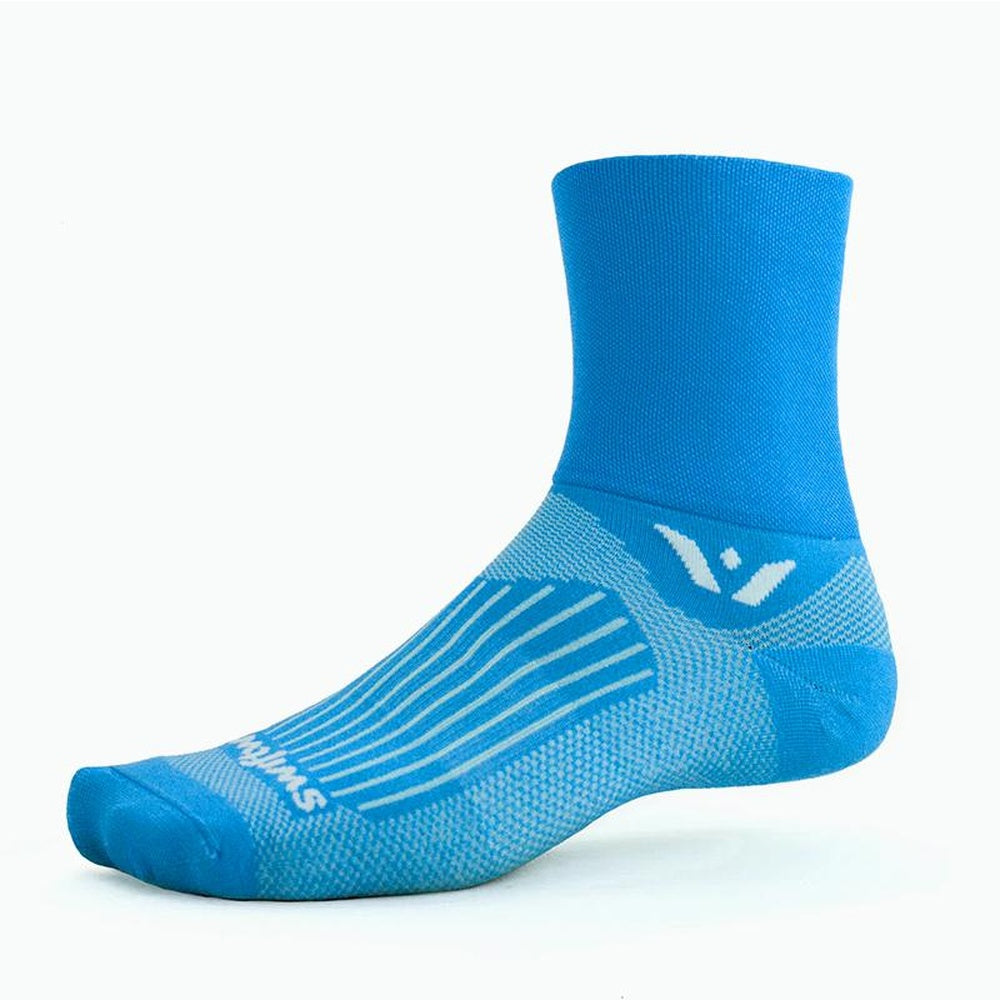 Swiftwick Aspire Four Socks - Lagoon Blue