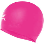 TYR LATEX SWIM CAP - FLUO PINK