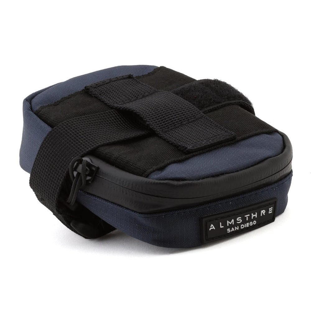 ALMSTHRE Satteltasche Compact saddle bag in cosmic blue with black straps and zipper