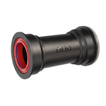 SRAM DUB PF30 Road Bottom Bracket in black with red seals