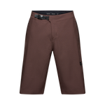 Fox Racing Defend MTB shorts in dark brown with buckle closure and logo detail