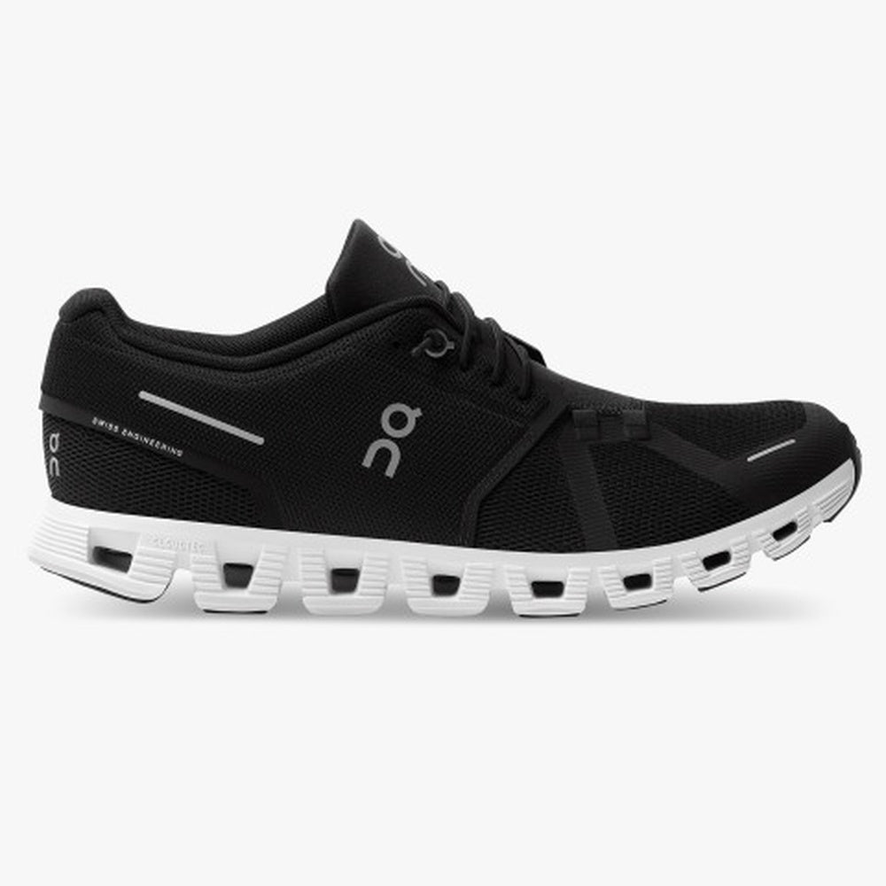 On Cloud 5 Running Shoes Women's - Black/White