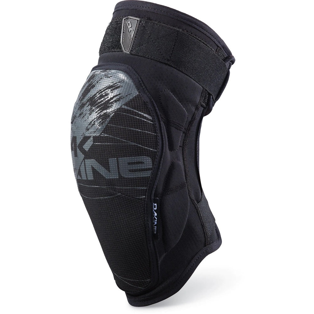 Dakine Anthem knee pad in black with protective padding and adjustable straps