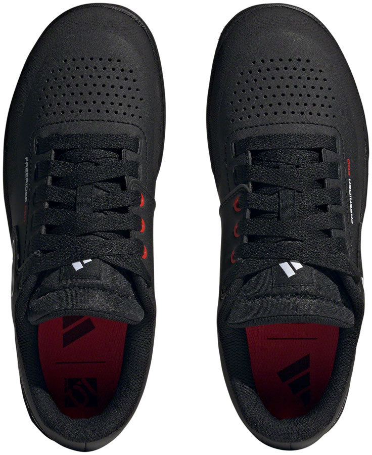 Five Ten Freerider Pro MTB shoes in black with perforated toe box and lace closure