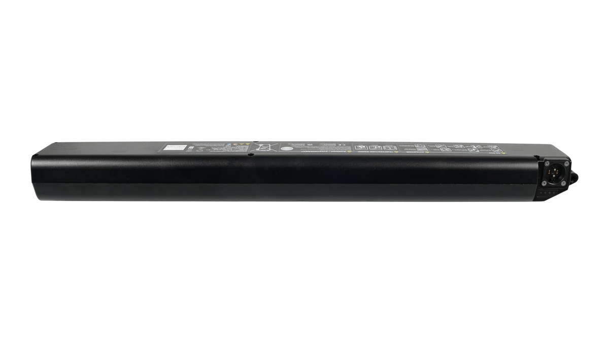 Specialized M2/M3 700Wh e-bike battery in matte black cylindrical tube form factor