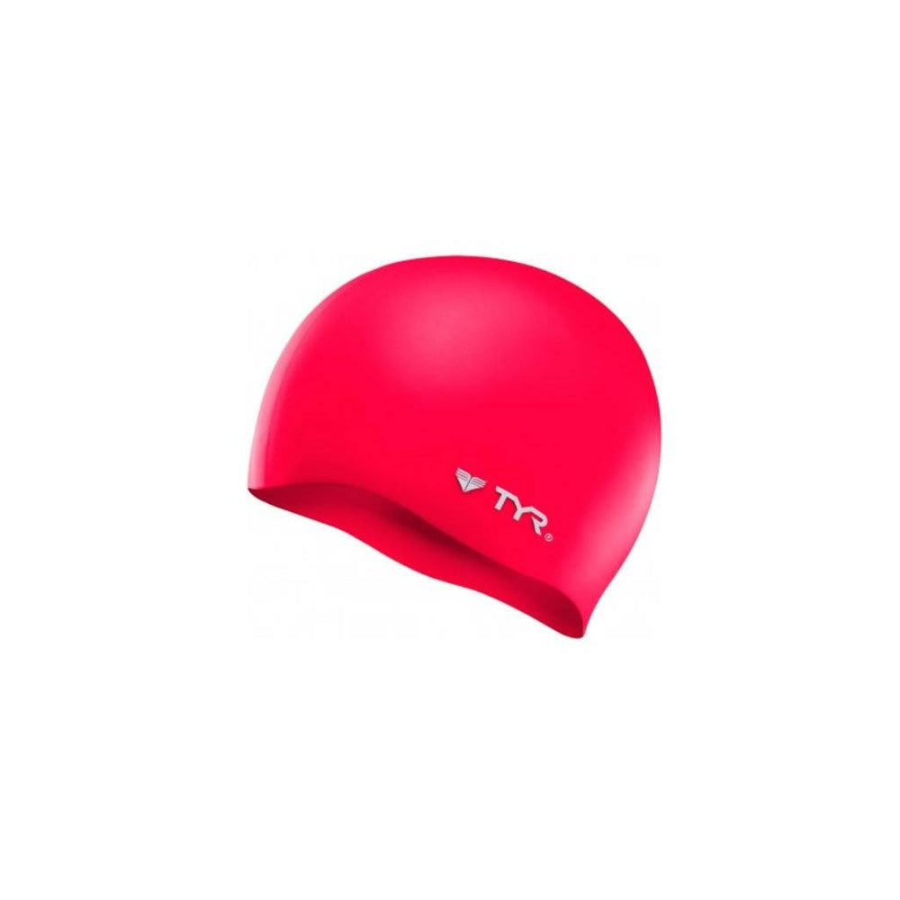 TYR Wrinkle Free Silicone Adult Cap - Red
